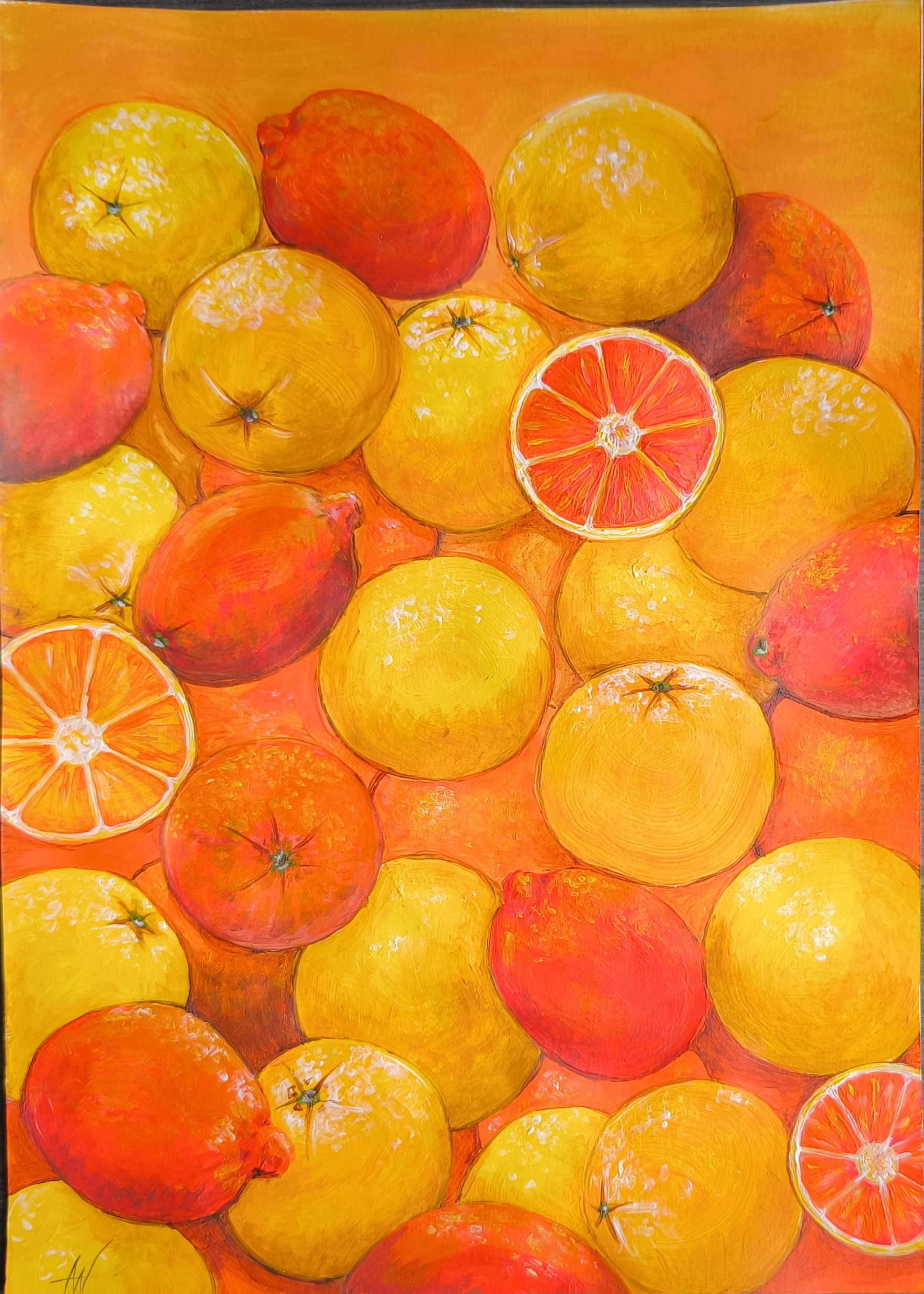 Oranges et citrons inversés